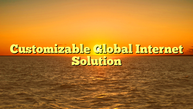 Customizable Global Internet Solution